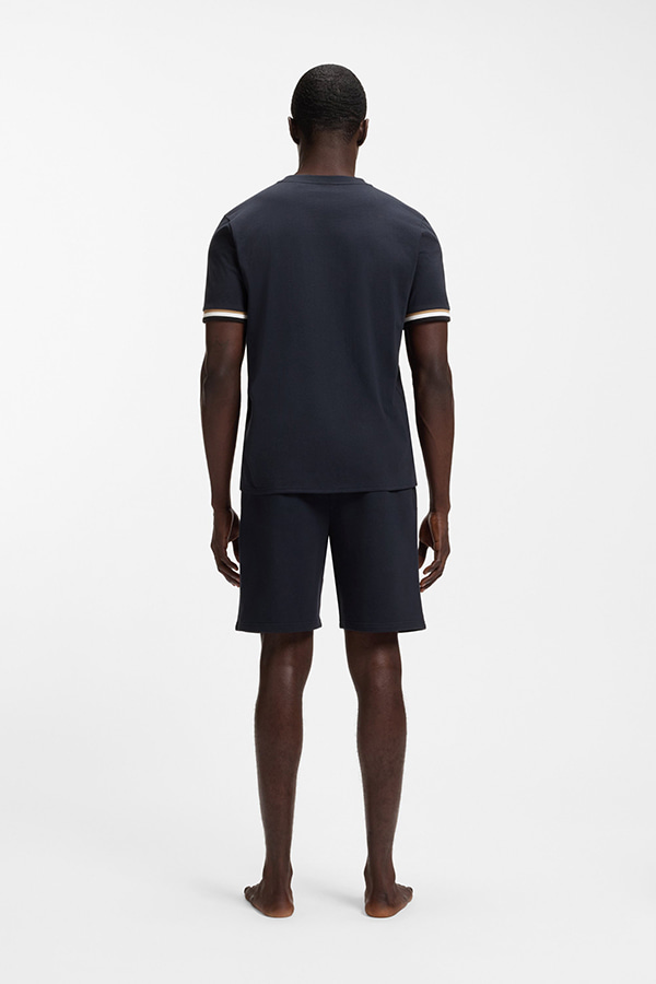 ΜΠΛΟΥΖΑ T-SHIRT BOSS - 403 ΜΠΛΕ